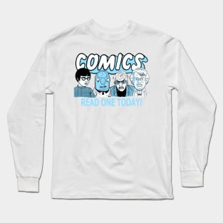 Comics Read One Today (Clowes Edit.) Long Sleeve T-Shirt